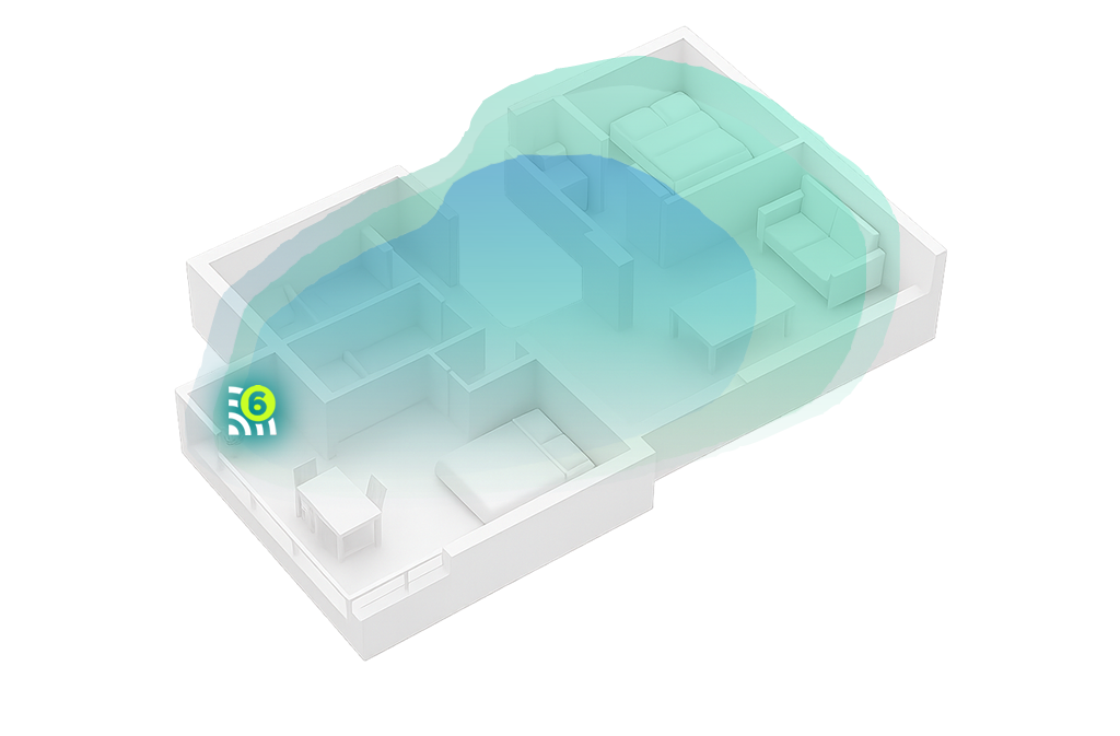 Cobertura Wi-Fi em casa